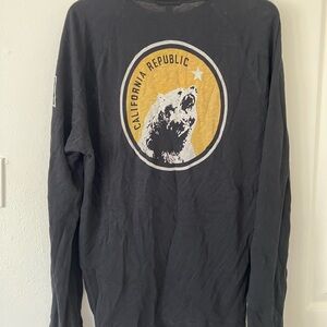 California Republic Black Long Sleeve Shirt
